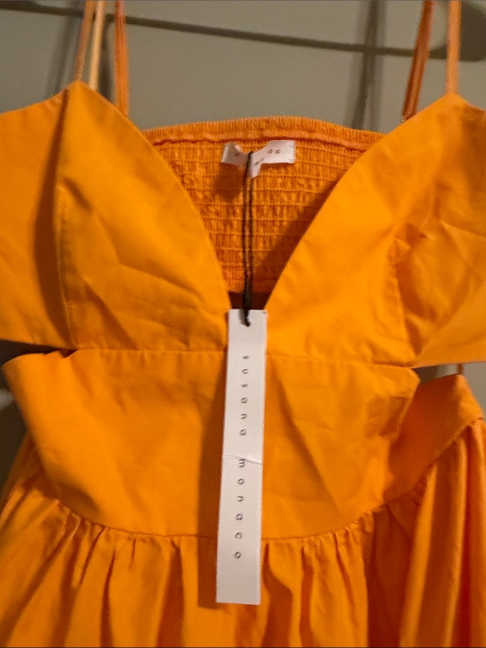 Susana Monaco Poplin cutout open back dress - Picture 3 of 9